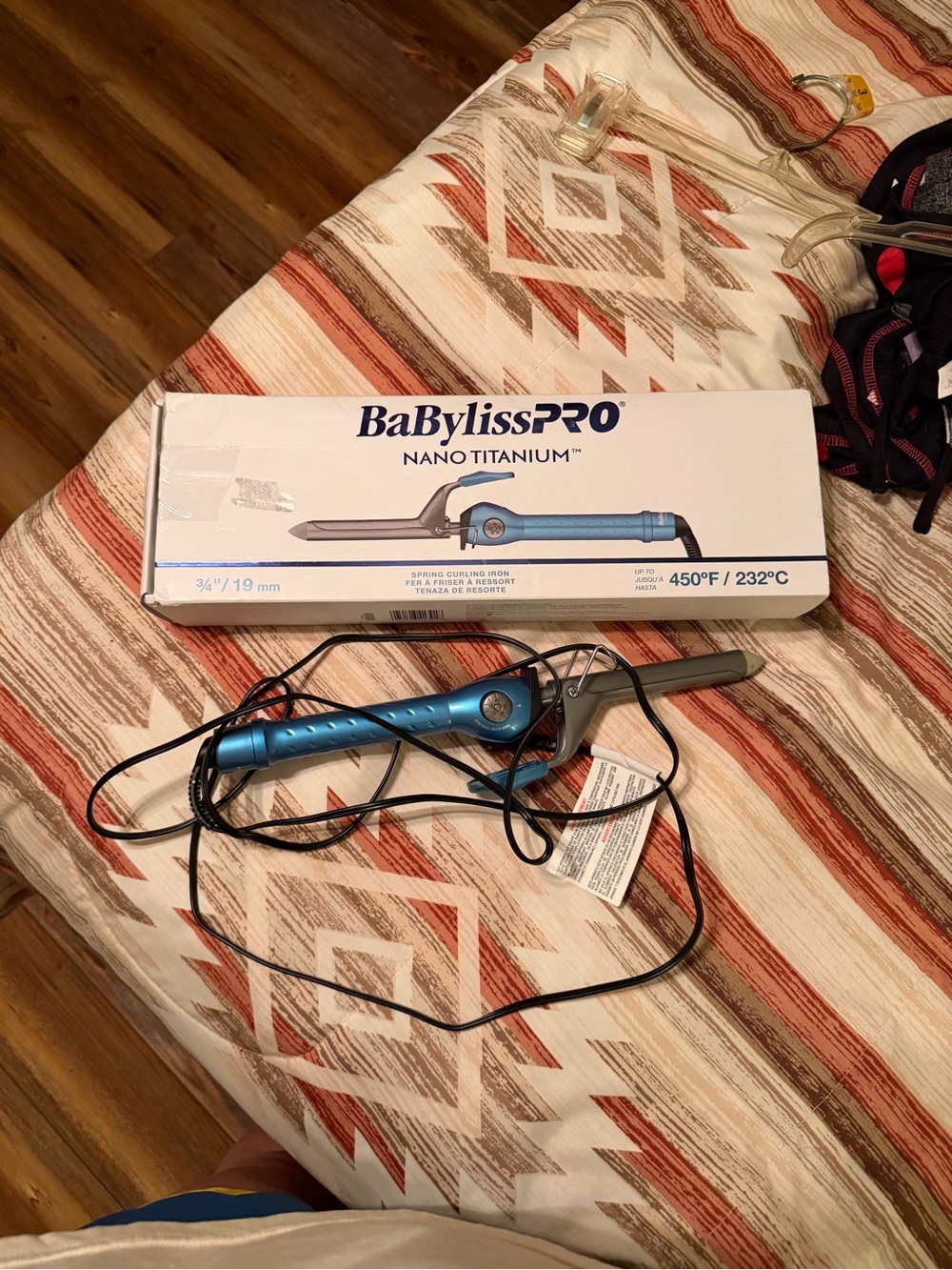 Babybliss pro curling iron used once